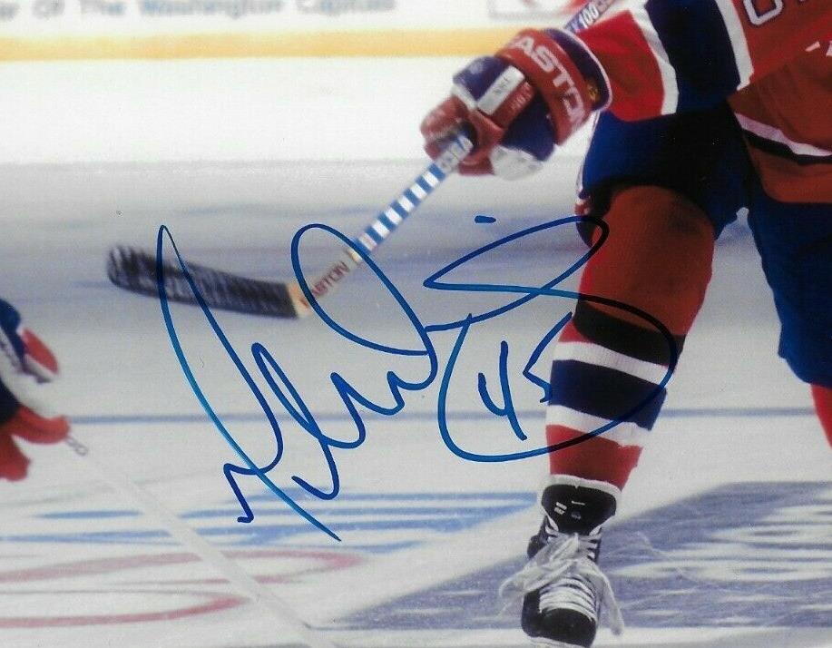 Autographed Montreal Canadiens Gilbert Dionne 8x10 Photo #4