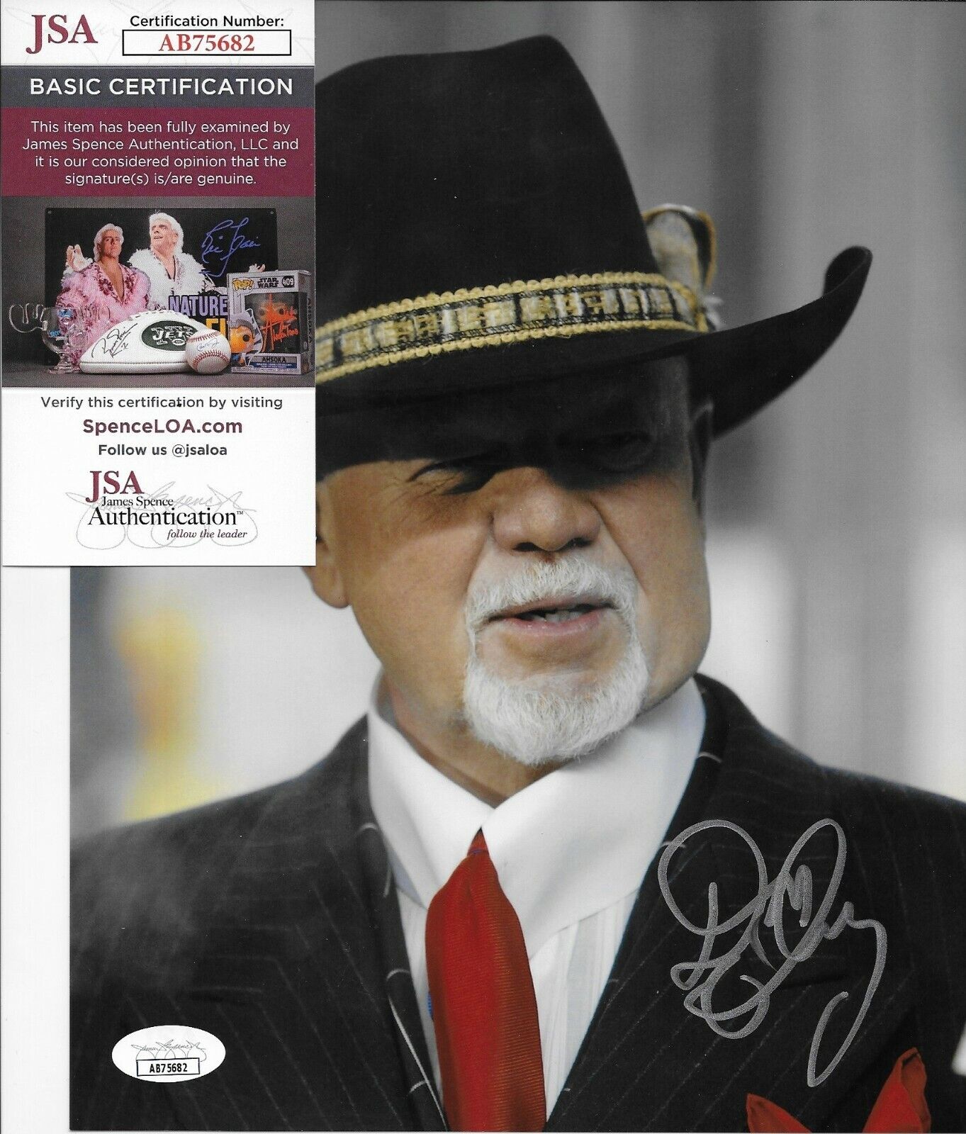 Autographed NHL Hockey Announcer Don Cherry 8x10 Photo with JSA Authentication