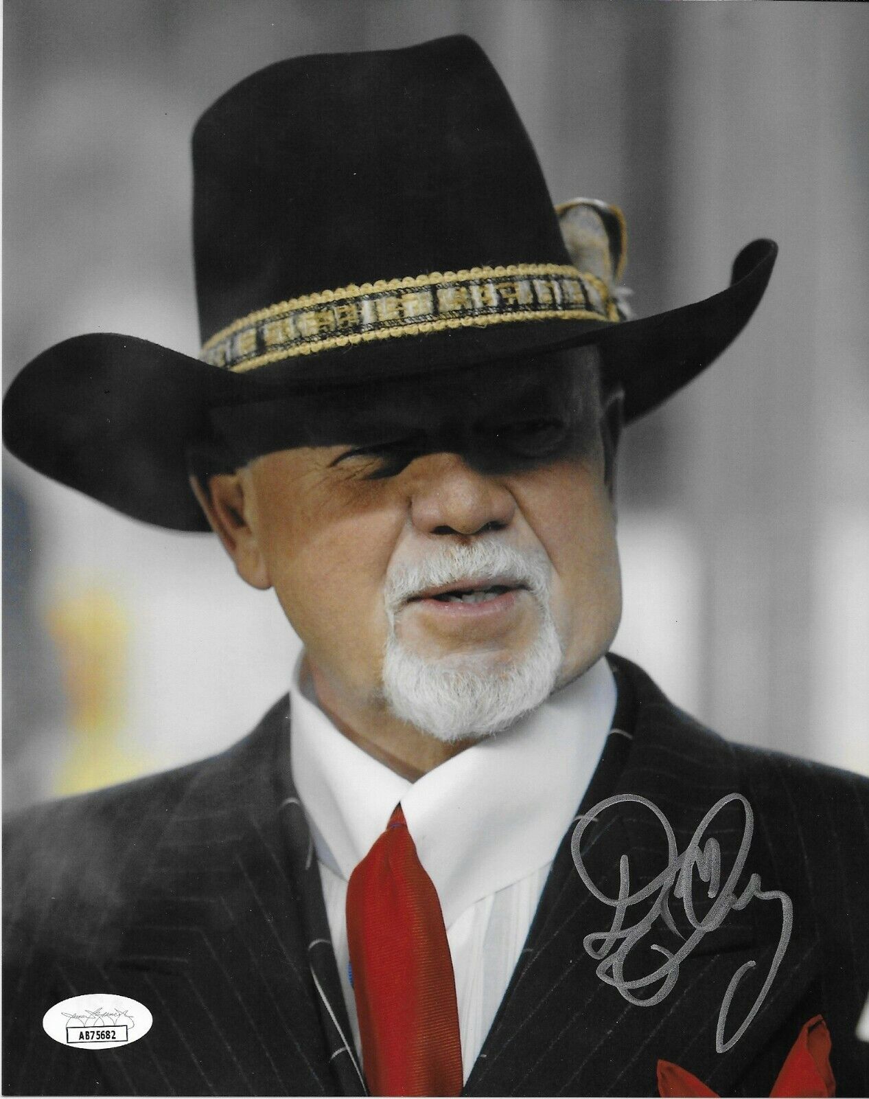 Autographed NHL Hockey Announcer Don Cherry 8x10 Photo with JSA Authentication