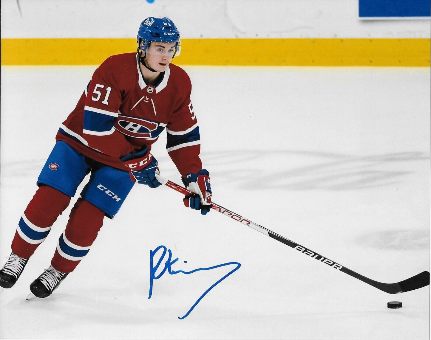 Autographed Montreal Canadiens Riley Kidney 8x10 Photo #2 Original