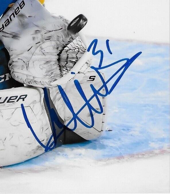 Autographed St. Louis Blues Colten Ellis Springfield 8x10 Photo Original