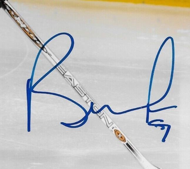 Autographed Vancouver Canucks Brendan Morrison 8x10 Photo #2 Original