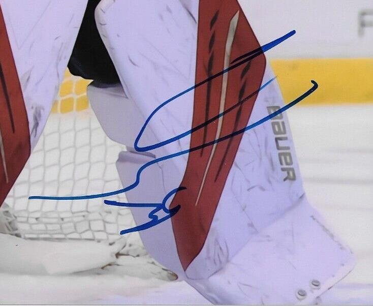 Autographed Spencer Knight Goalie Florida Panthers 8x10 Photo Original
