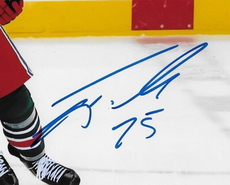 Autographed New Jersey Devils Nolan Foote 8x10 Photo #6 Original
