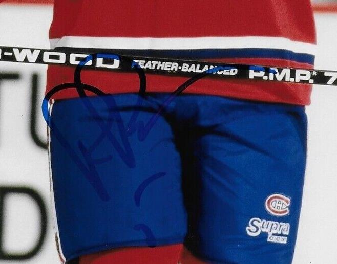 Autographed Montreal Canadiens Rob Ramage 8x10 Photo Original