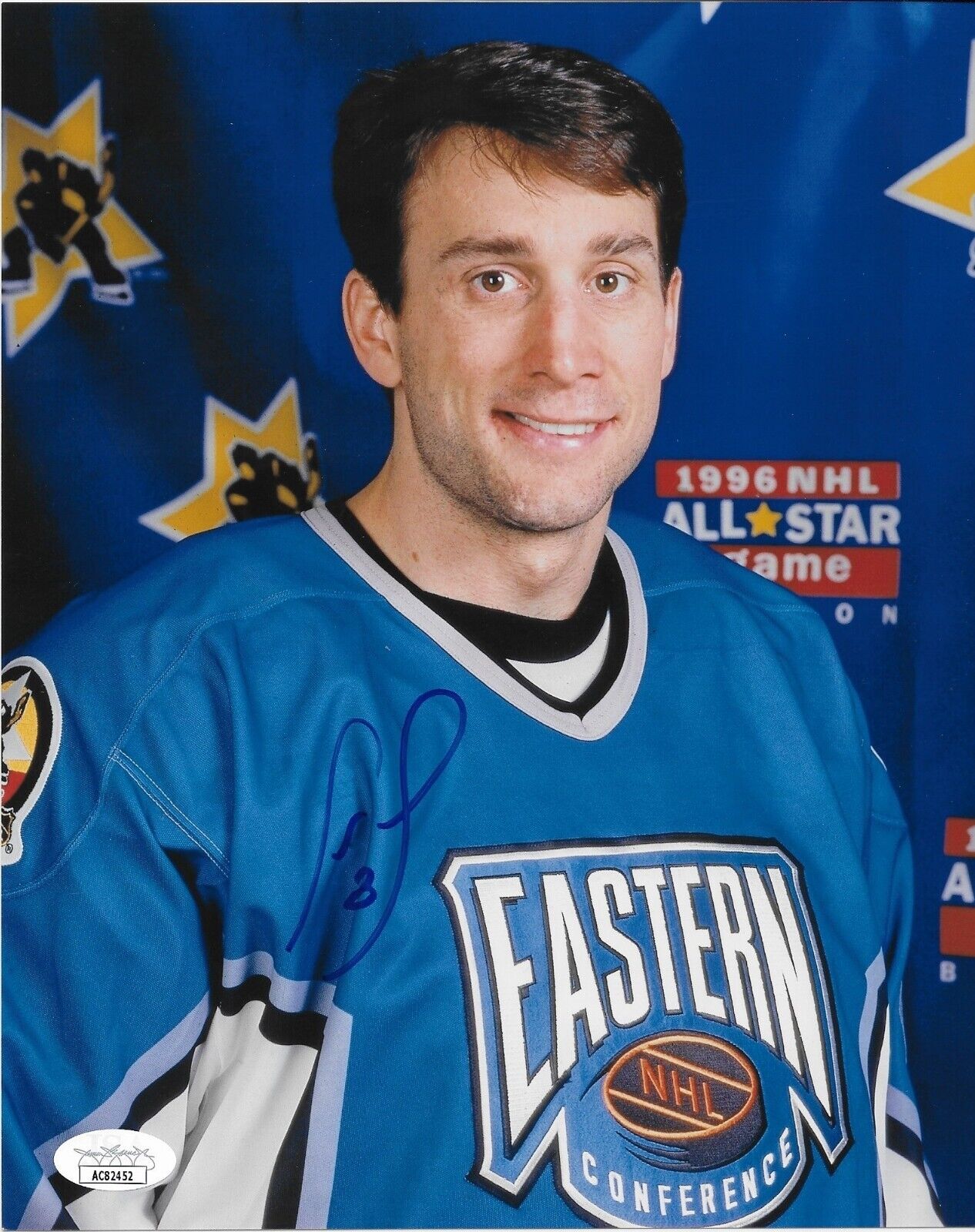 Auto Boston Bruins Hall of Famer Cam Neely All Star 8x10 Ph 2 JSA Authentication