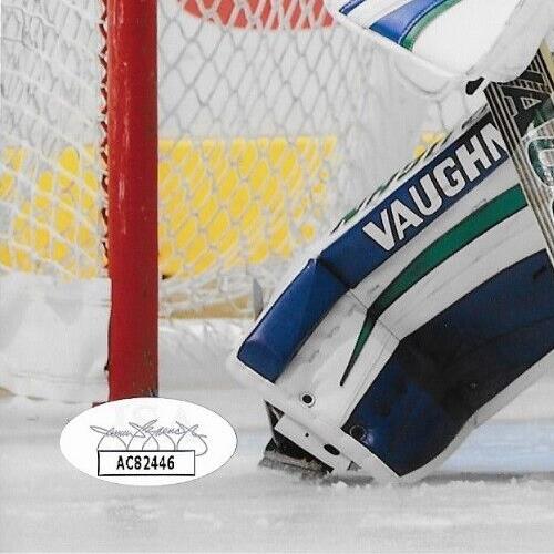 Auto. Vancouver Canucks Ryan Miller 8x10 Ph. #8 Original with JSA Authentication