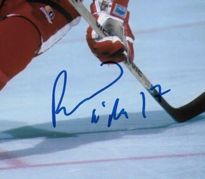 Autographed Detroit Red Wings Basil Mcrae 8x10 Photo Original
