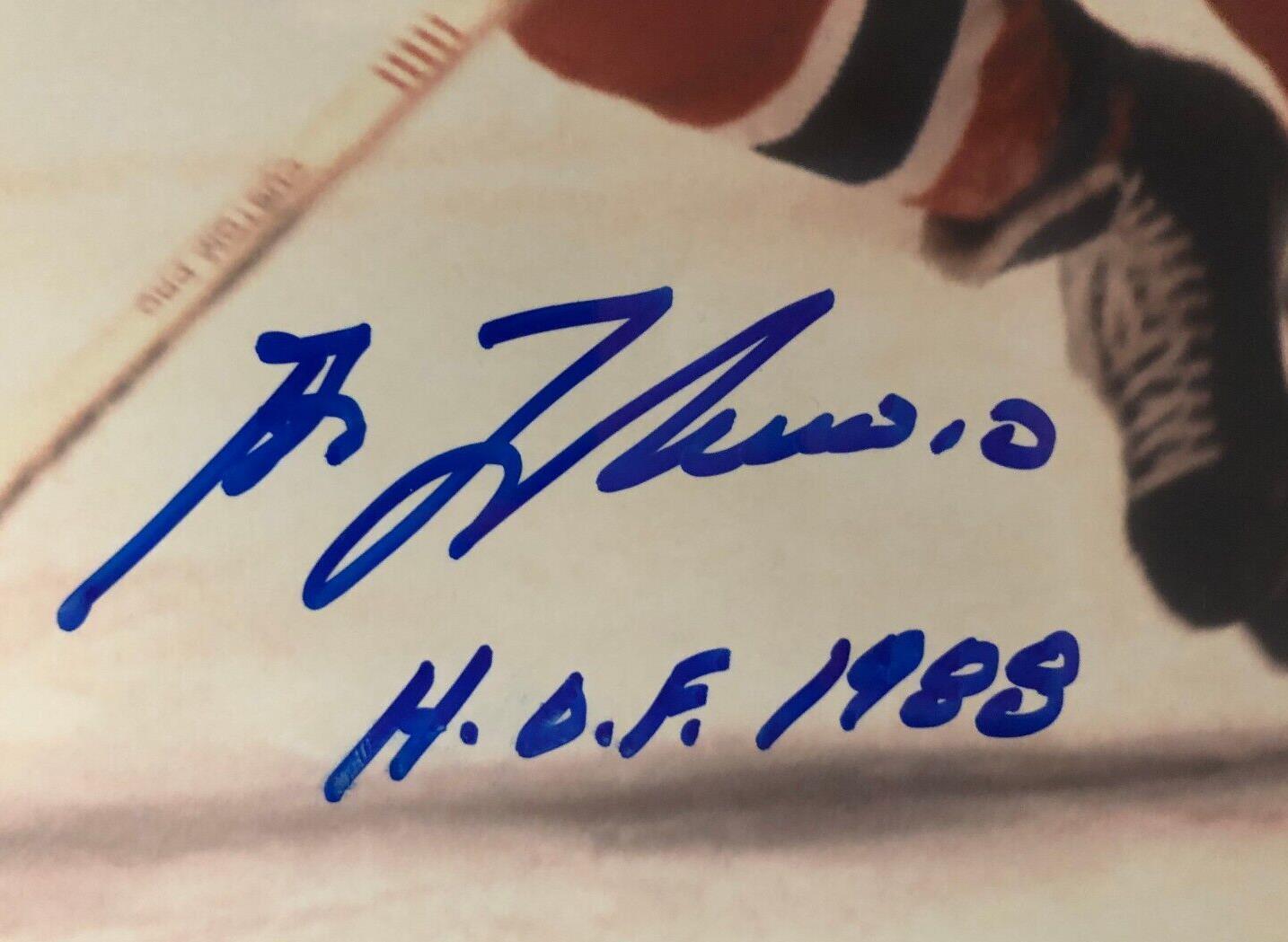 Autographed Montreal Canadiens Guy Lafleur 11x14 Photo JSA w Hof F Inscription