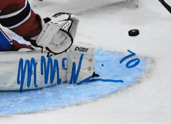 Autographed Montreal Canadiens Michael McNiven 8x10 Photo #2 Original