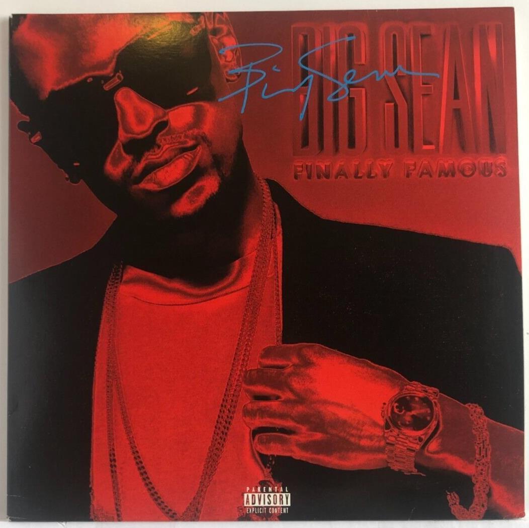 Autographed Big Sean signed Finally Famous Vinyl LP JSA