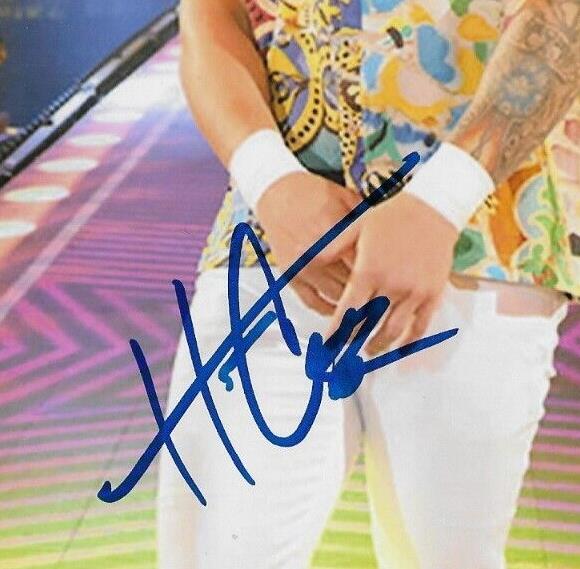 Photo autographiée de catcheur Happy Corbin signée WWE NXT 8x10 #6 Original