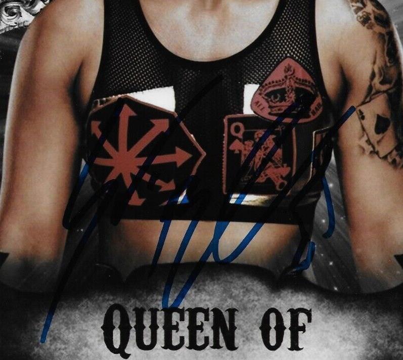 Autographed Wrestling Shayna Baszler WWE NXT 8x10 Photo #9 w JSA Authentication