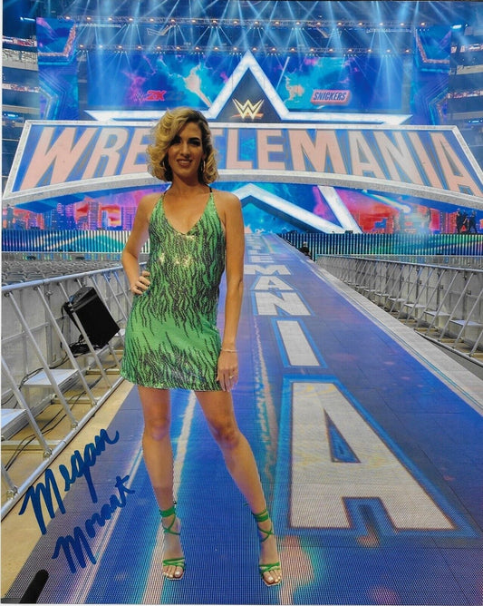 Autographed Wrestling Megan Morant Signed WWE Smack Down 8x10 Photo #3 Original