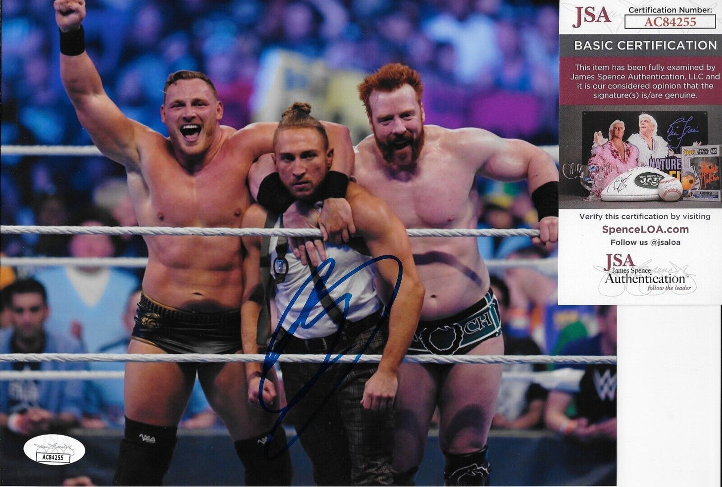Photo autographiée de catch Pete Dunn Butch WWE NXT 8x10 avec authentification JSA