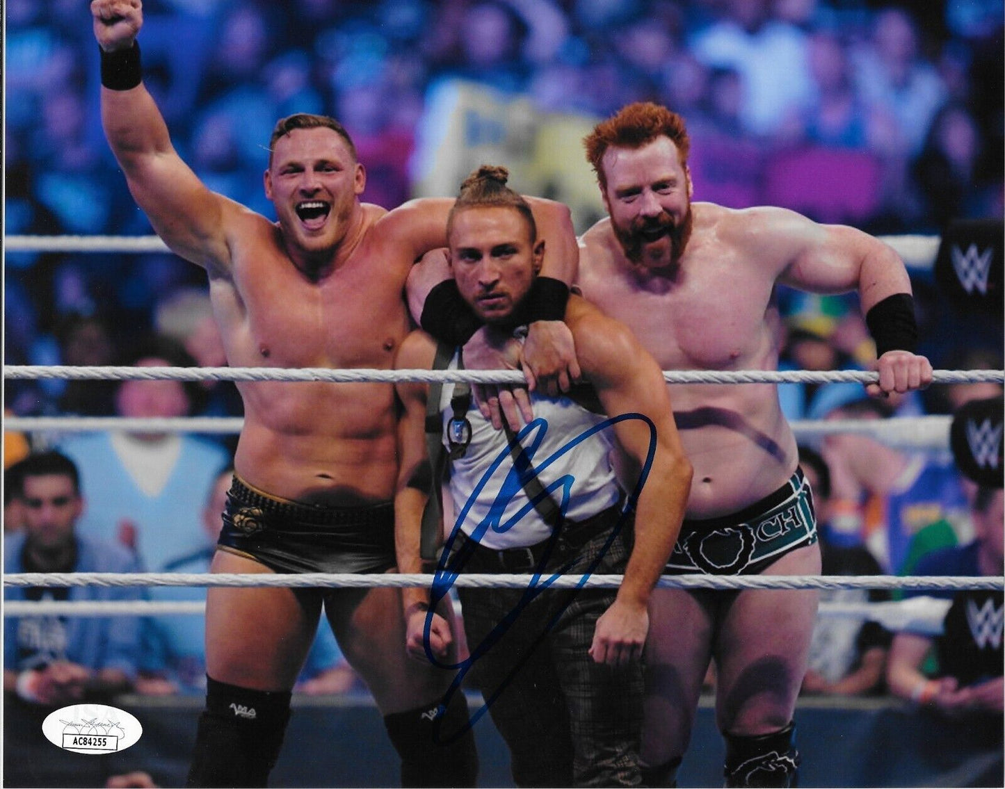 Photo autographiée de catch Pete Dunn Butch WWE NXT 8x10 avec authentification JSA