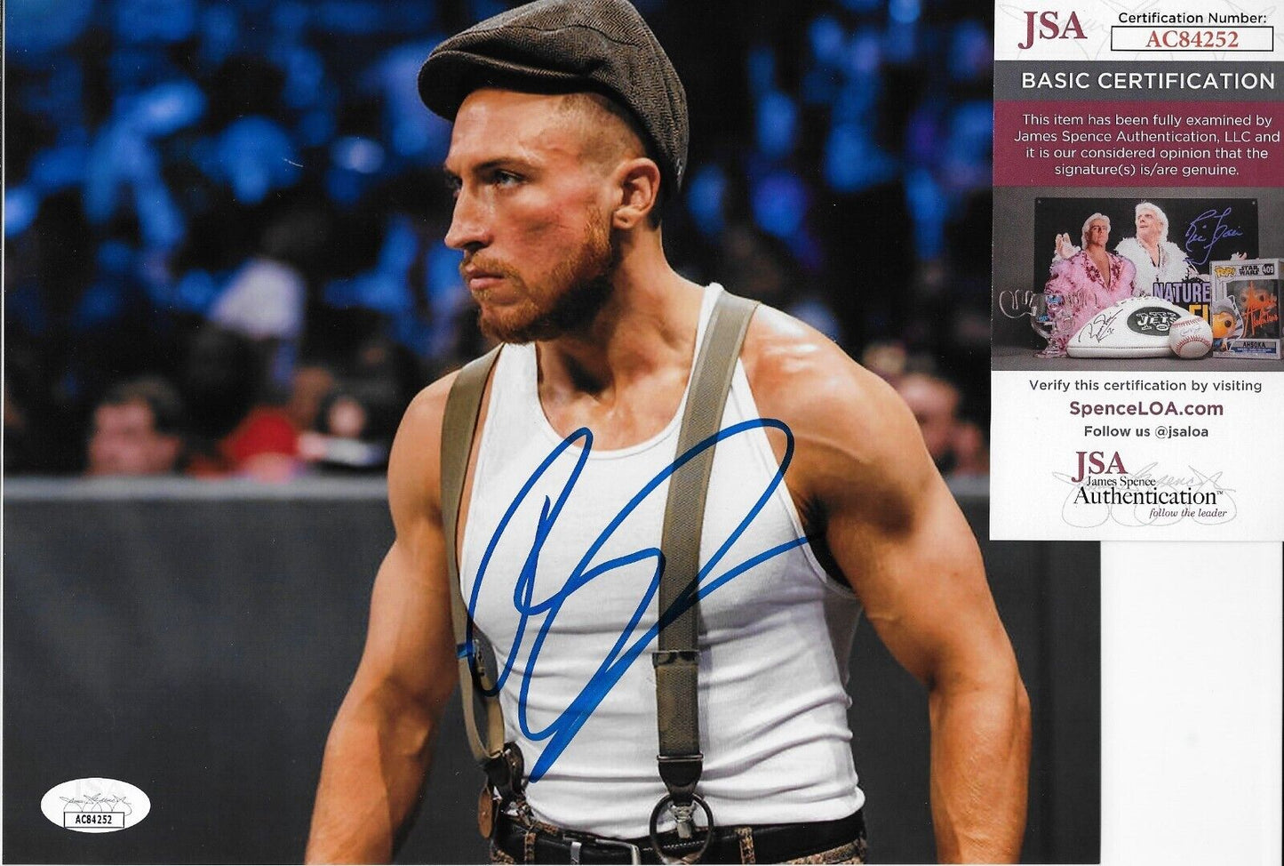 Photo autographiée de catch Pete Dunn Butch WWE NXT 8x10 #2 avec authentification JSA