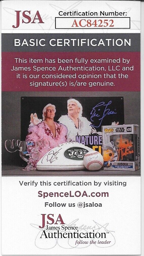 Photo autographiée de catch Pete Dunn Butch WWE NXT 8x10 #2 avec authentification JSA