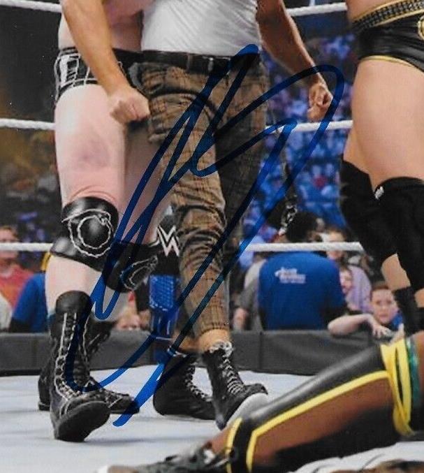Autographed Wrestling Pete Dunn Butch WWE NXT 8x10 Photo #4 w JSA Authentication
