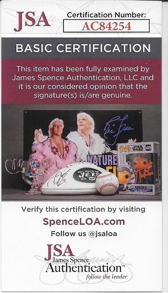 Autographed Wrestling Pete Dunn Butch WWE NXT 8x10 Photo #4 w JSA Authentication