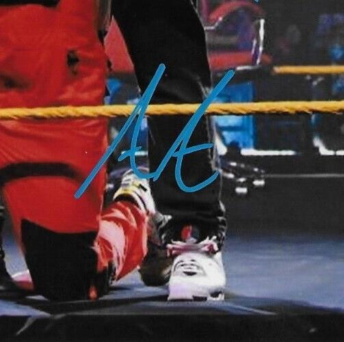 Auto. Wrestling Hit Row Ashante Adonis Top Dolla B-Fab Signed WWE 8x10 Photo #2