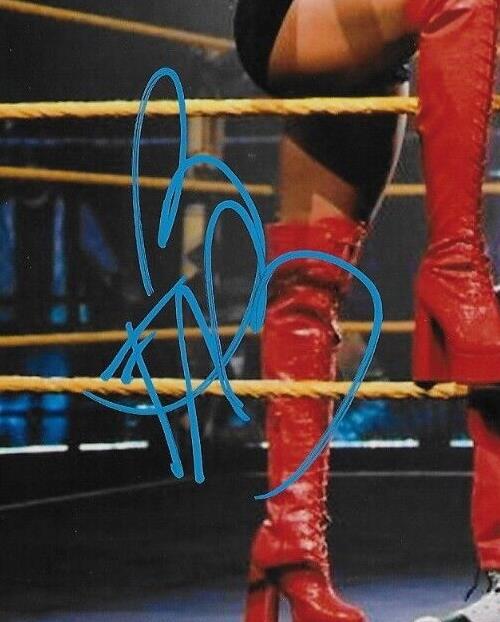 Auto. Wrestling Hit Row Ashante Adonis Top Dolla B-Fab Photo signée WWE 8x10 #3