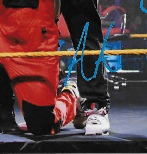 Auto. Wrestling Hit Row Ashante Adonis Top Dolla B-Fab Photo signée WWE 8x10 #3