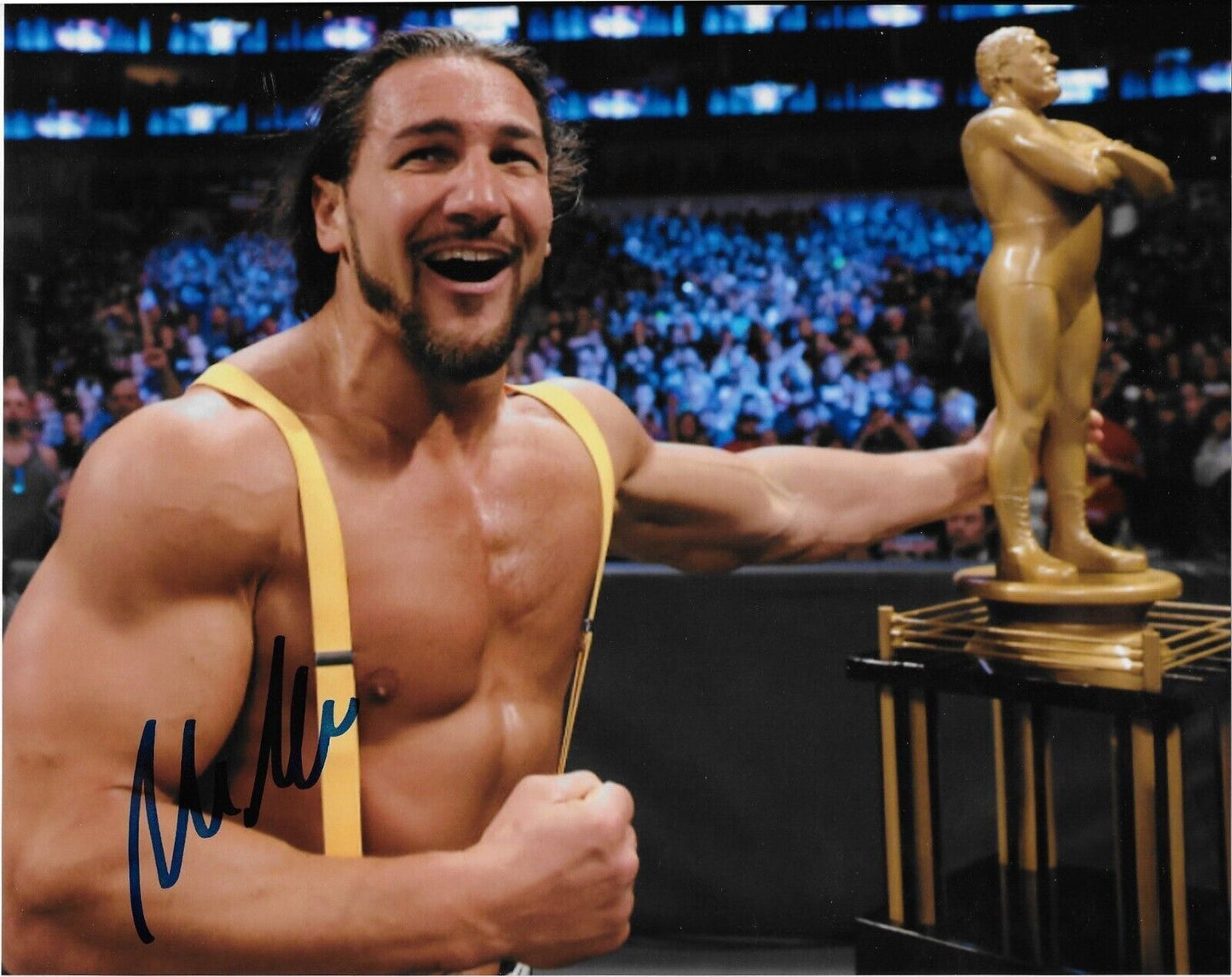 Autographed Wrestling Riddick Moss Signed WWE NXT 8x10 Photo #6 Original