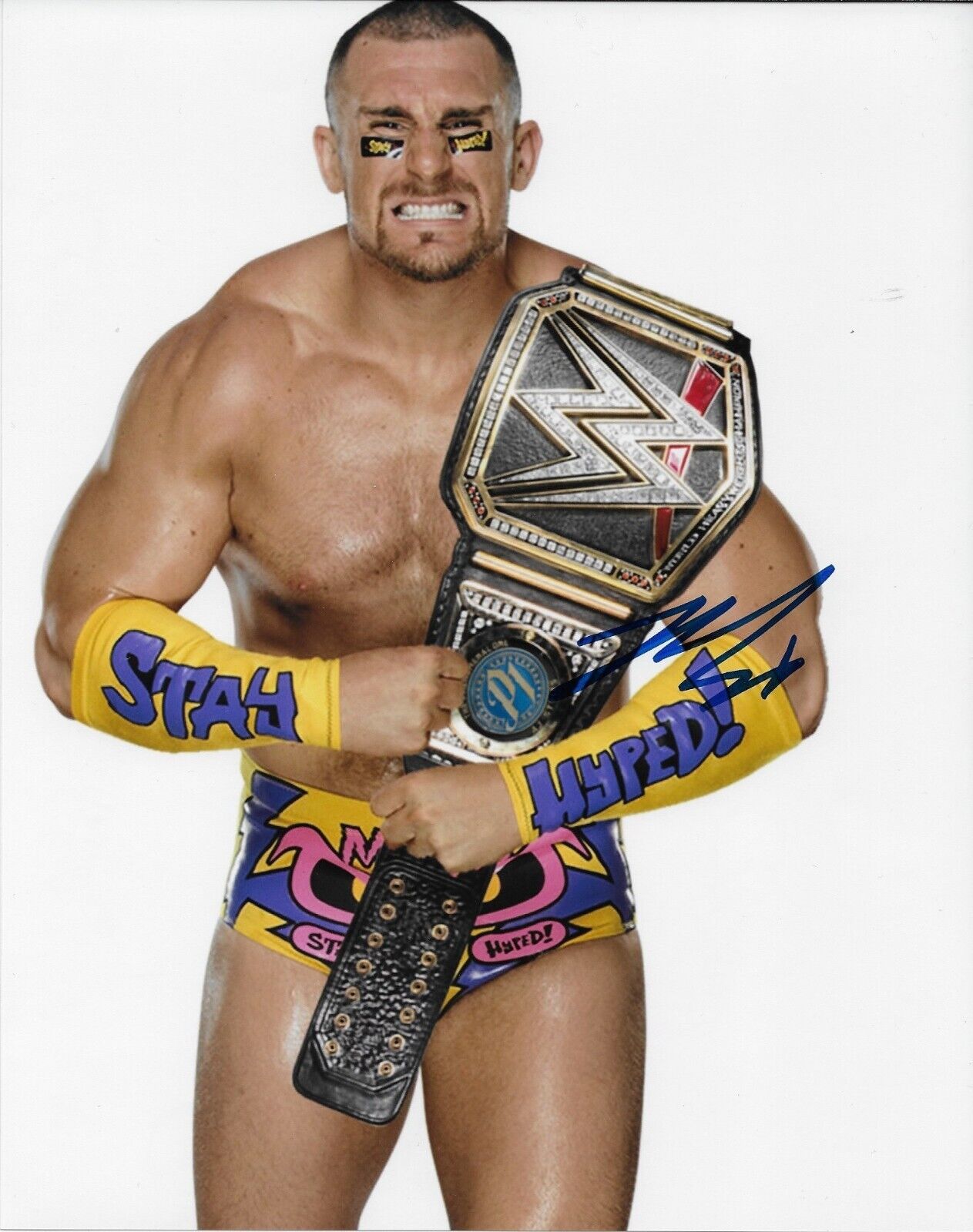 Autographed Mojo Rawley signed WWE 8x10 Photo #2 Original