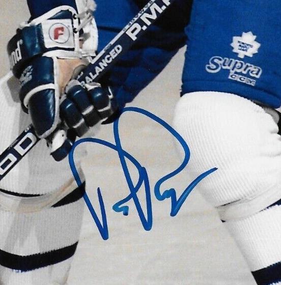 Autographed Toronto Maple Leafs Rob Ramage 8x10 Photo Original