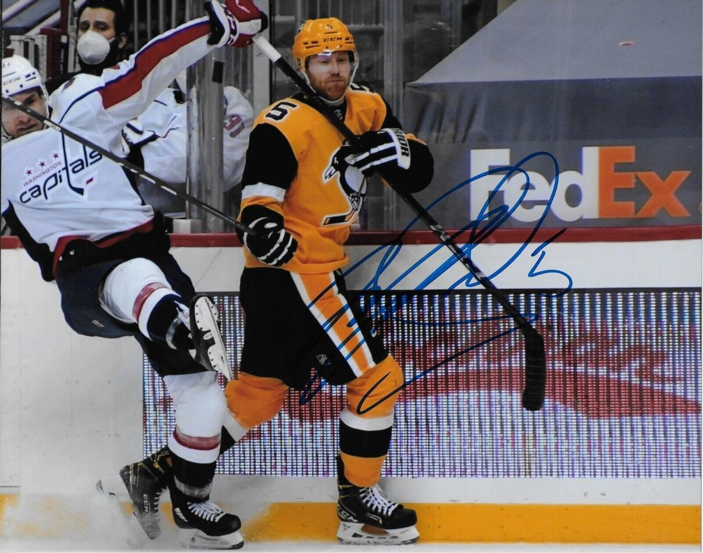 Autographed Pittsburgh Penguins Mike Matheson 8x10 Photo Original