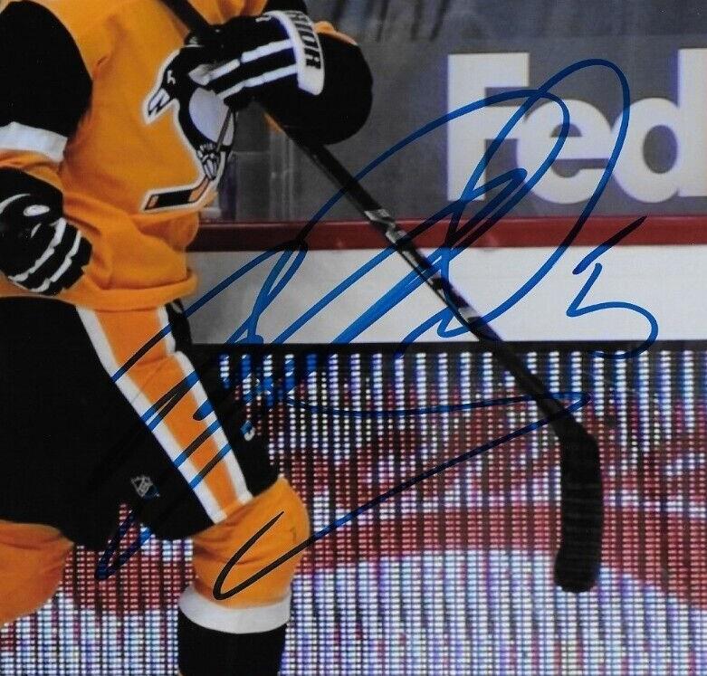 Autographed Pittsburgh Penguins Mike Matheson 8x10 Photo Original