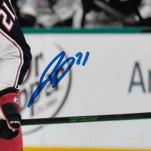 Autographed Columbus Blue Jackets Joshua Dunne 8x10 Photo Original