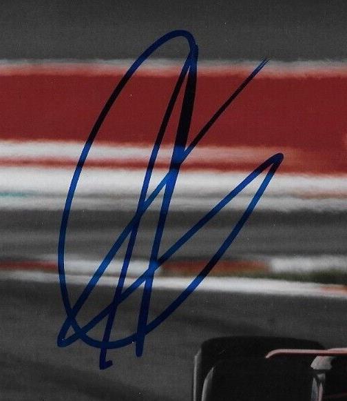 Pilote de Formule 1 Ferrari dédicacé Antonio Giovinazzi 8x10 Photo #9 Original
