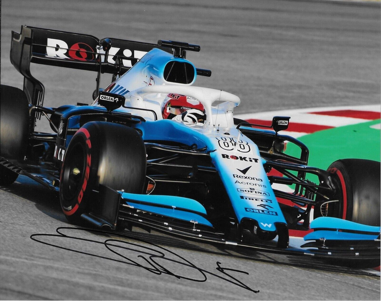 Autographed Williams Formula 1 Driver Robert Kubica 8x10 Photo #4 Original