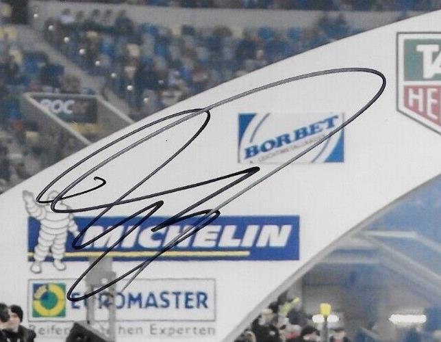 Autographed Formula 1 Red Bull Driver David Coulthard 8x10 Photo #6 Original