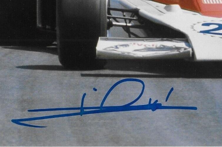 Photo 8x10 autographiée du pilote de Formule 1 Mario Andretti n°5 originale