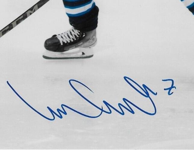 Autographed Winnipeg Jets Simon Lundmark 8x10 Photo #2 Original