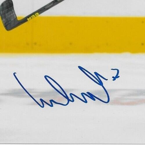 Autographed Winnipeg Jets Simon Lundmark 8x10 Photo Original