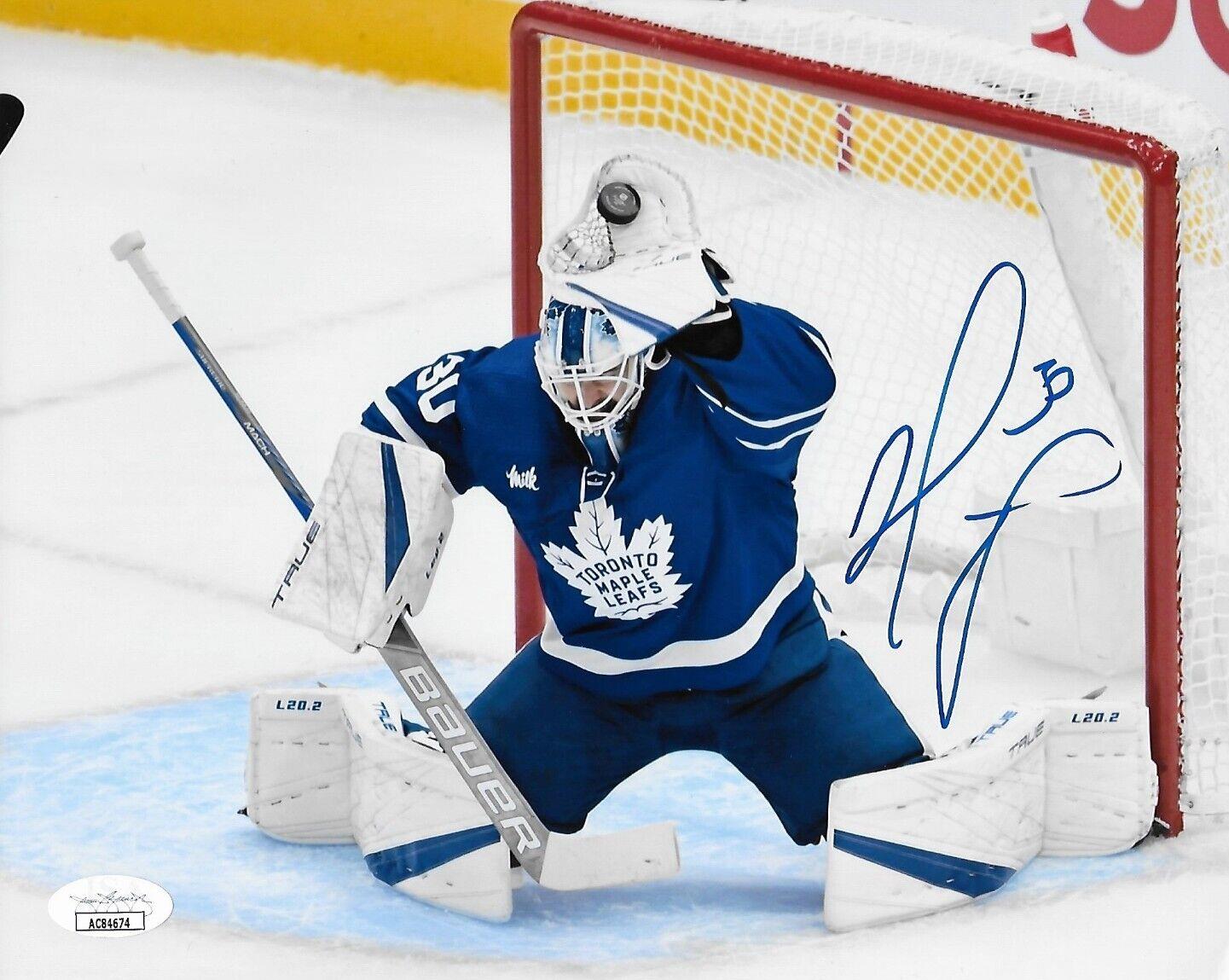 Photo 8x10 signée par Matt Murray des Maple Leafs de Toronto #2, authentification originale JSA