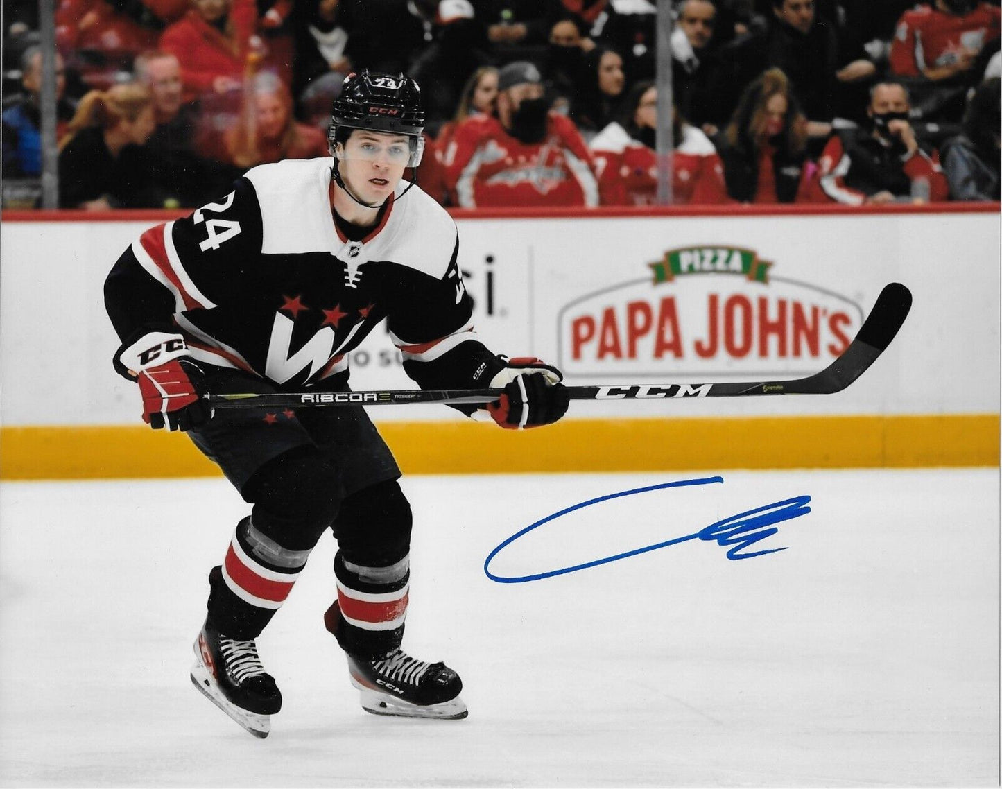 Autographed Washington Capitals Connor McMichael 8x10 Photo #8 Original