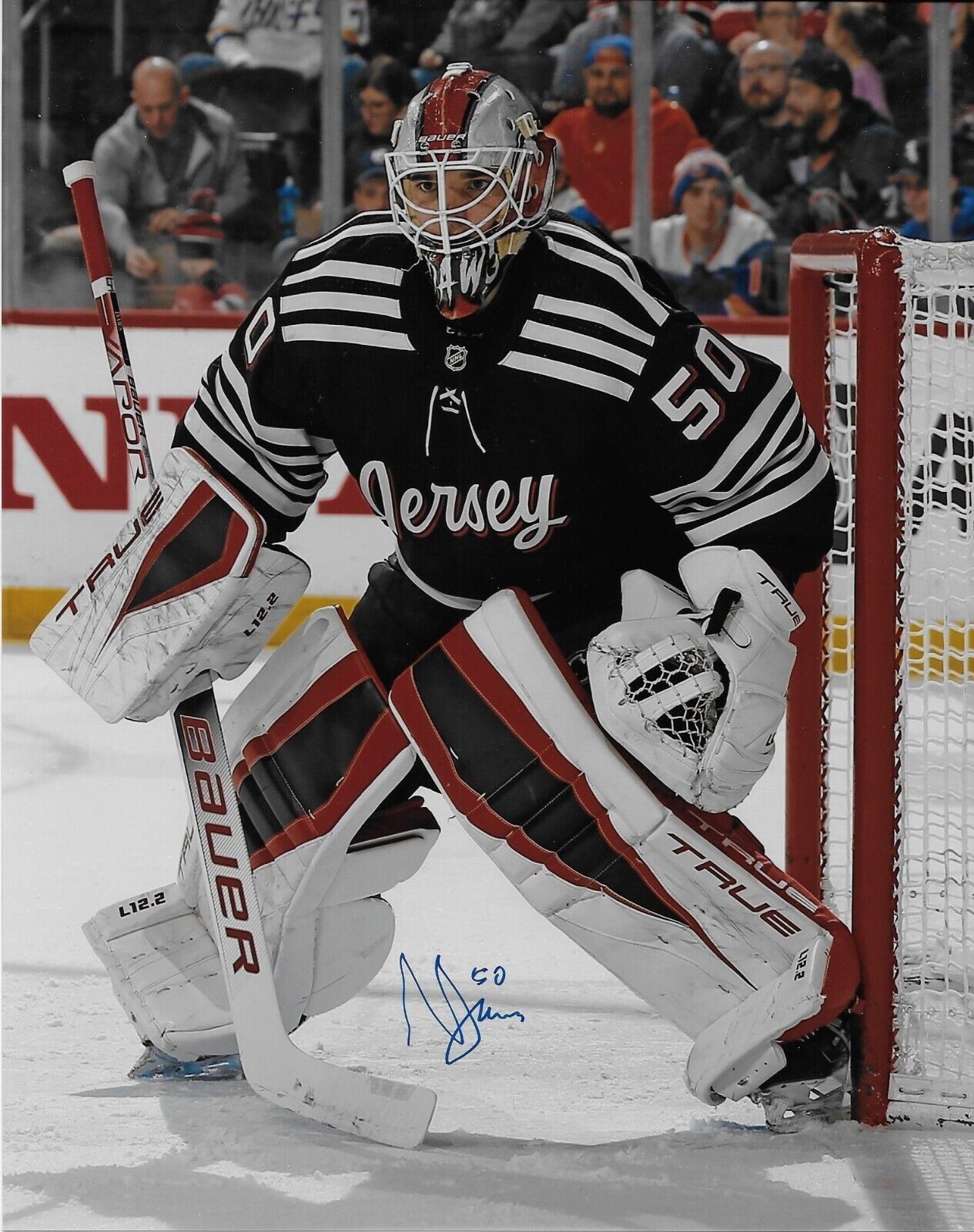 Autographed New Jersey Devils Nico Daws 8x10 Photo Original