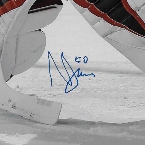 Autographed New Jersey Devils Nico Daws 8x10 Photo Original