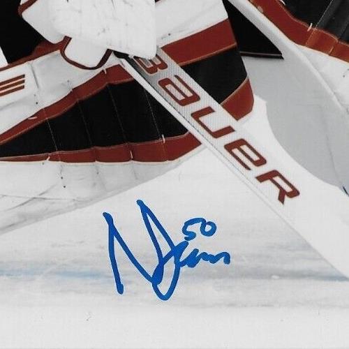 Autographed New Jersey Devils Nico Daws 8x10 Photo #3 Original