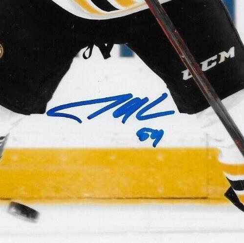 Autographed Boston Bruins Jack Ahcan 8x10 Photo Original