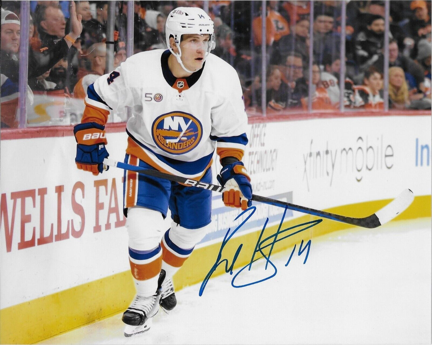 Signed Bo Horvat New York Islanders Autographed 8x10 Photo #1 Original
