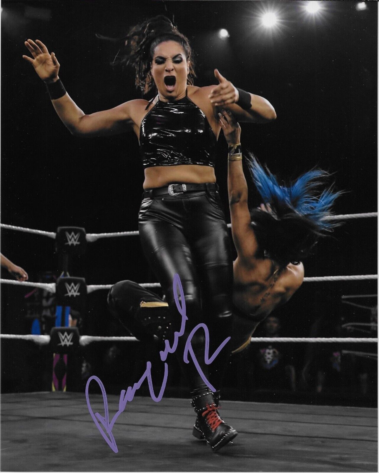 Autographed Wrestling Raquel Gonzalez Signed WWE NXT 8x10 Photo #8 Original