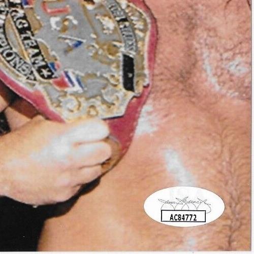 Autographed Wrestling Michael Hayes Signed WWE 8x10 Photo w JSA Authentication