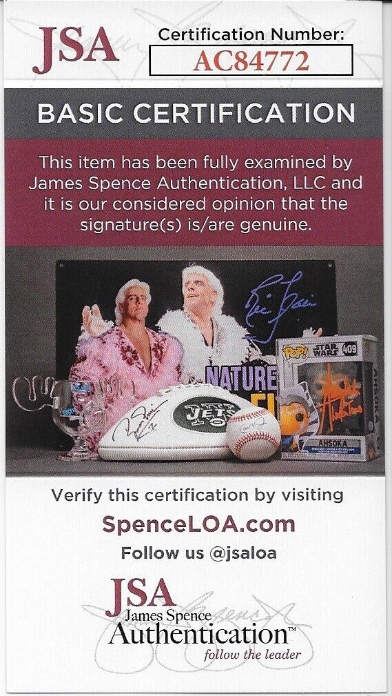 Autographed Wrestling Michael Hayes Signed WWE 8x10 Photo w JSA Authentication