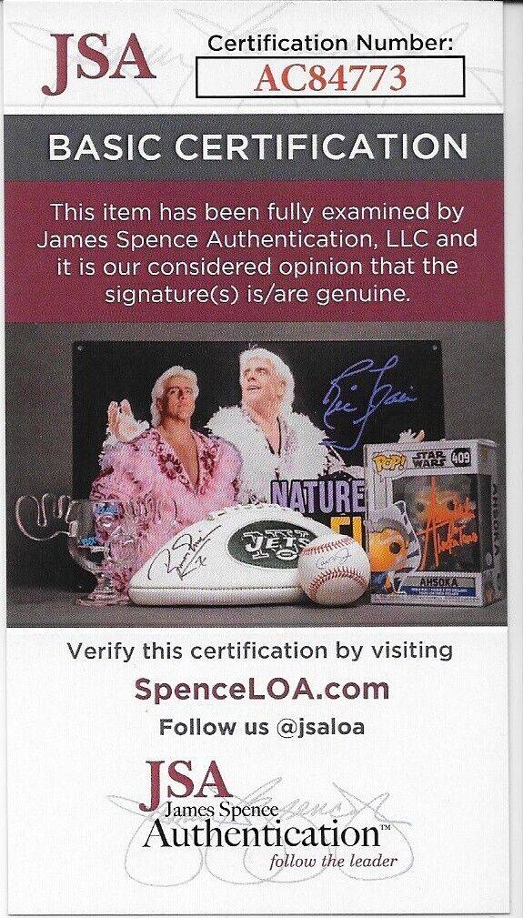 Autographed Wrestling Michael Hayes Signed WWE 8x10 Photo 2 w JSA Authentication